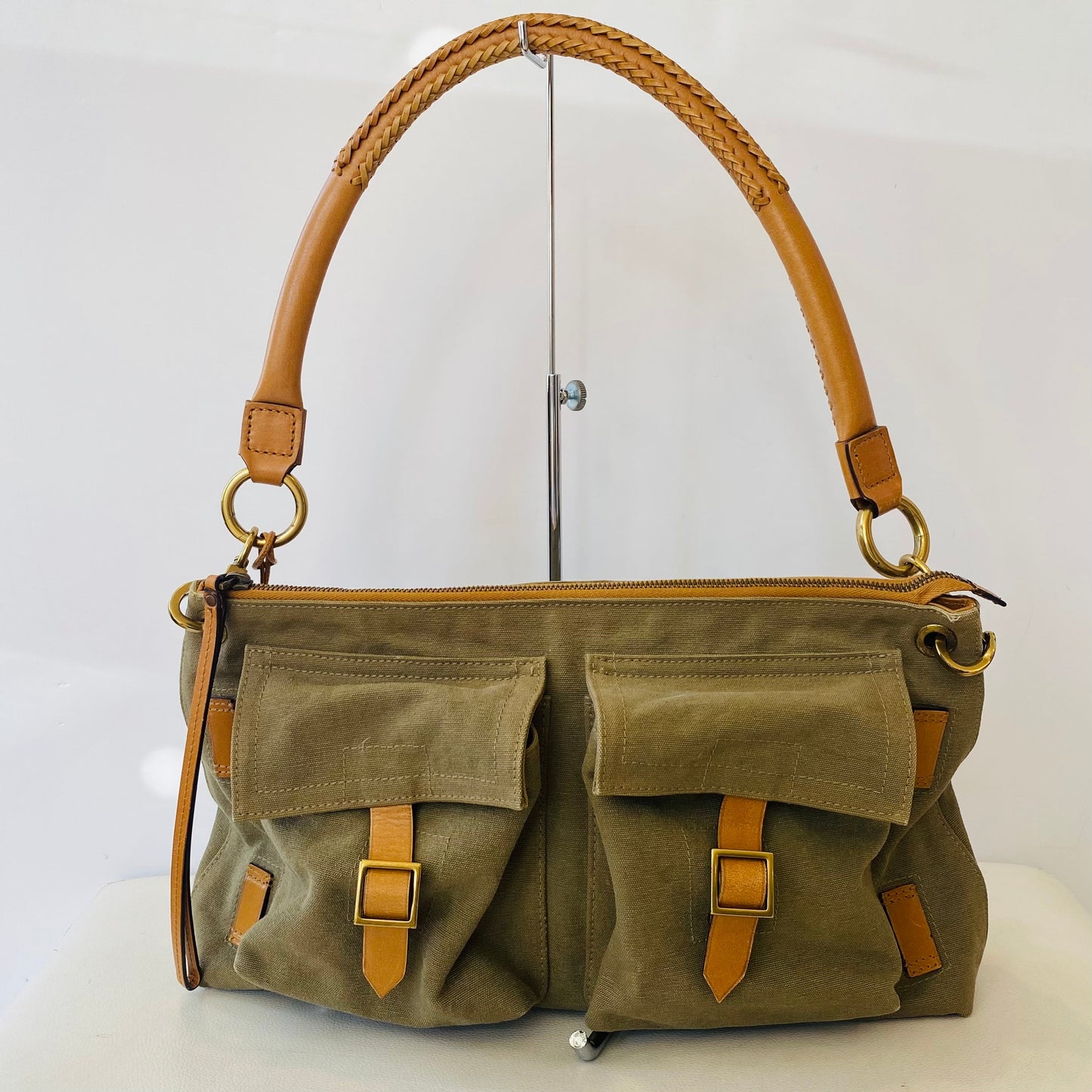 Gucci Diana Canvas Shoulder Bag