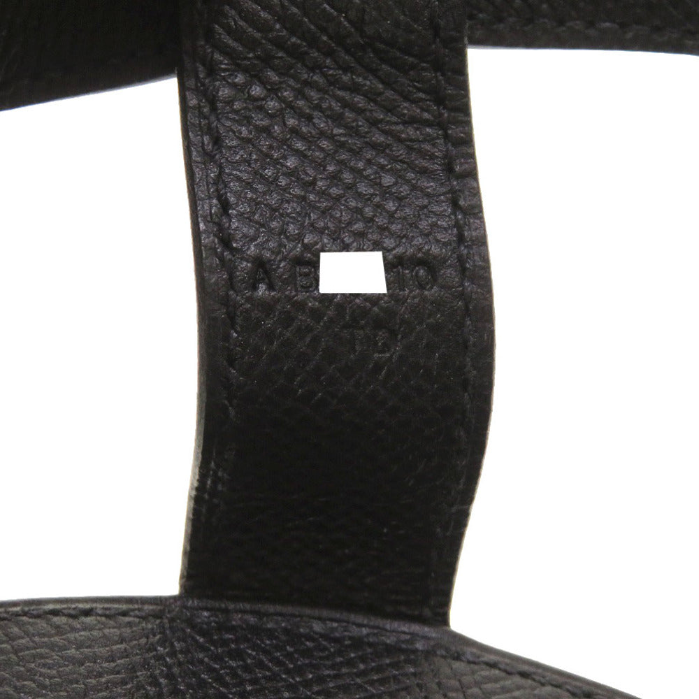HERMES Shoulder Bag Epsom black Muzaldine Women  d