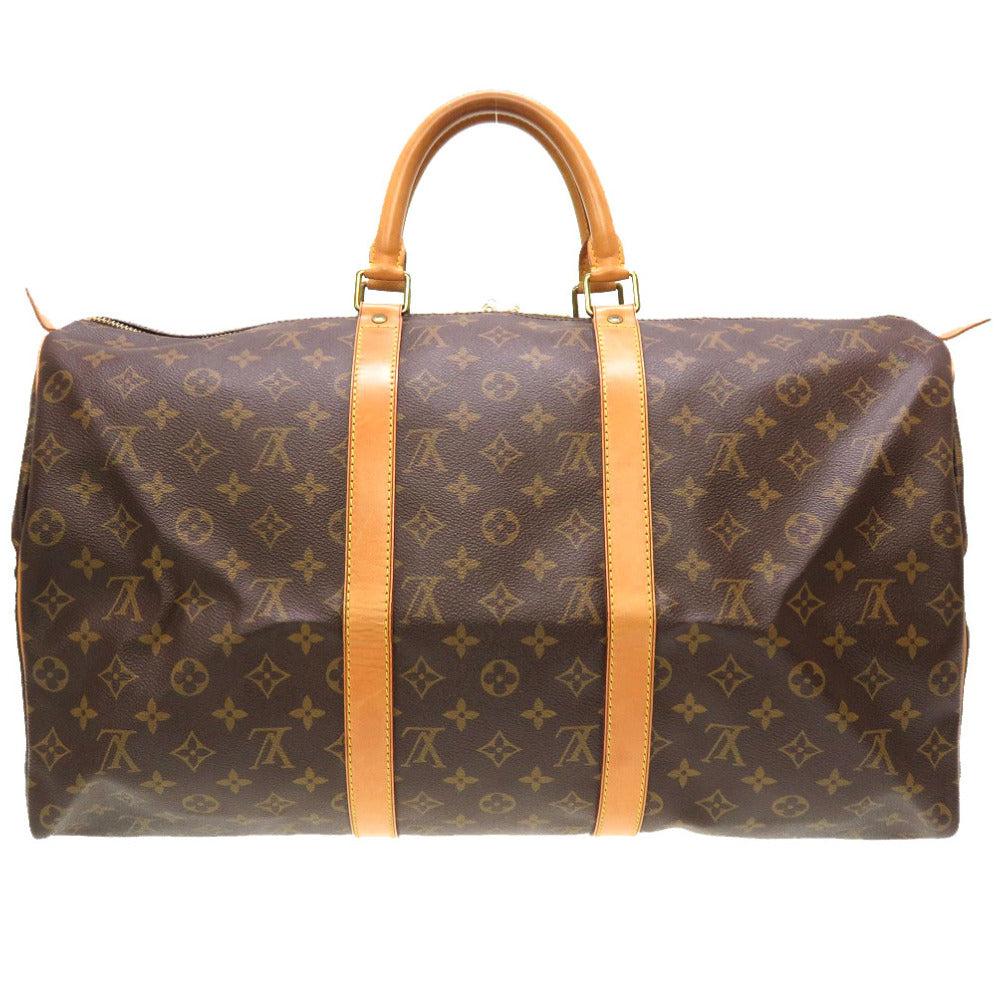 LOUIS VUITTON Boston Duffel bag M41426 Monogram canvas Brown Monogram Keepall 50 mens  d
