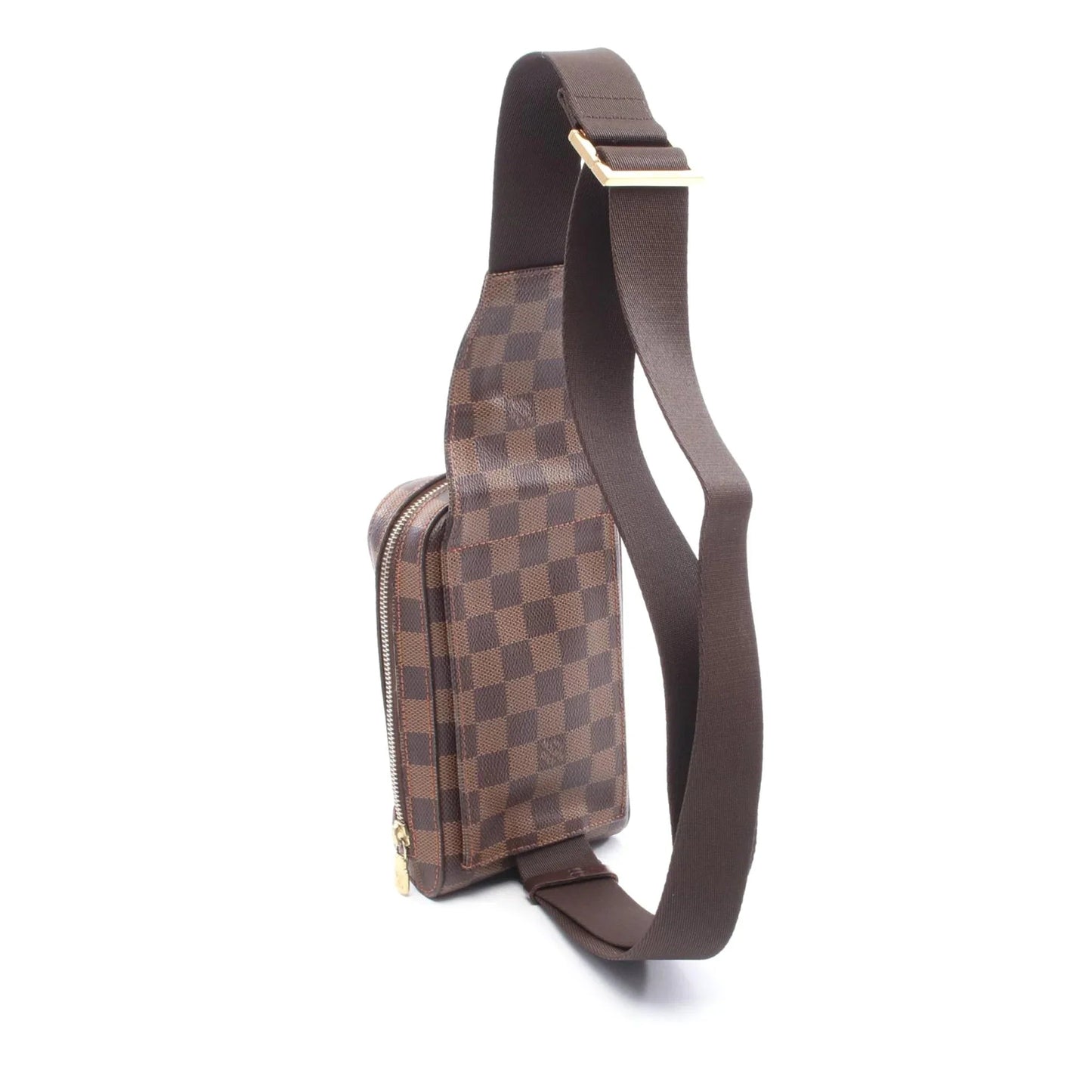 Brown Louis Vuitton Damier Ebene Geronimos Crossbody Bag