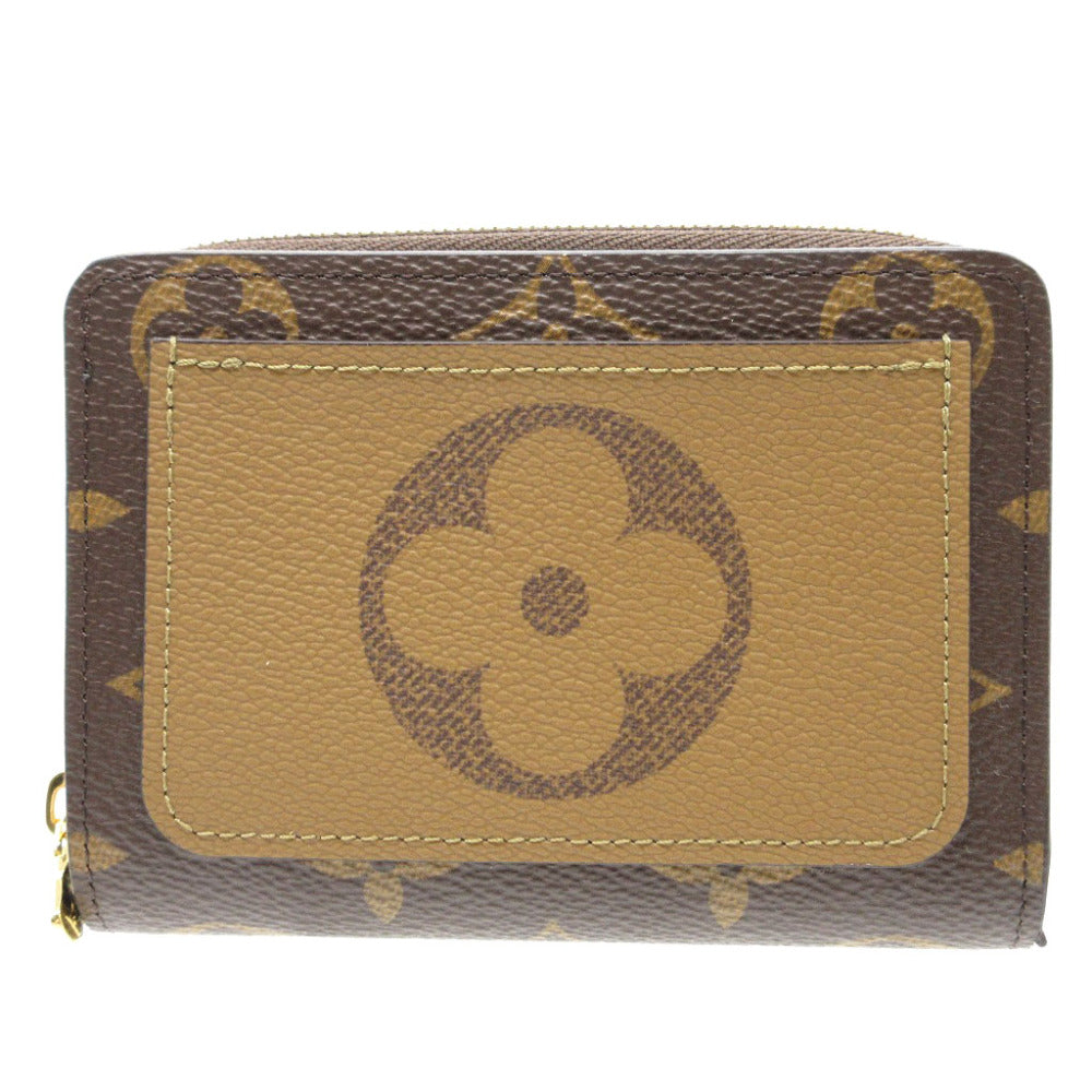LOUIS VUITTON Bifold Wallet M81461 Monogram canvas Brown Compact wallet Monogram reverse Portefeuille Lou Women  d
