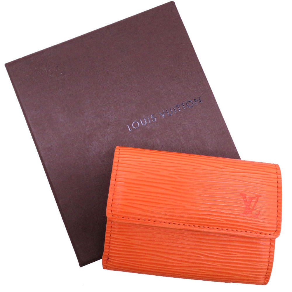 LOUIS VUITTON Coin case M6330H Epi Leather Mandarin Epi Ludlow Women  d
