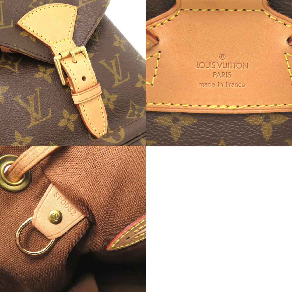 LOUIS VUITTON Backpack M51136 Monogram canvas Brown Monogram MontsourisMM Women  d