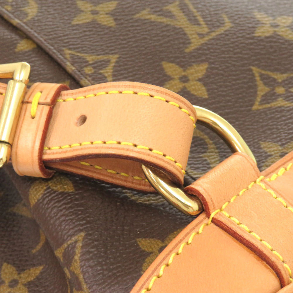 LOUIS VUITTON Backpack M51136 Monogram canvas Brown Monogram MontsourisMM Women  d