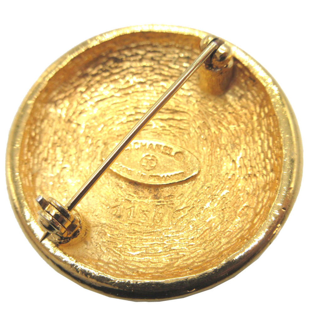 CHANEL Brooch metal gold COCO Mark   Women