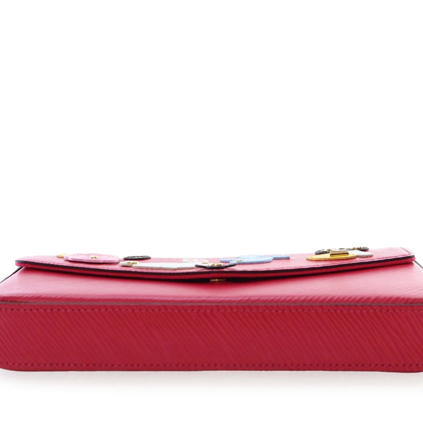 Pink Louis Vuitton Epi Pochette Felicie Patchwork Crossbody Bag