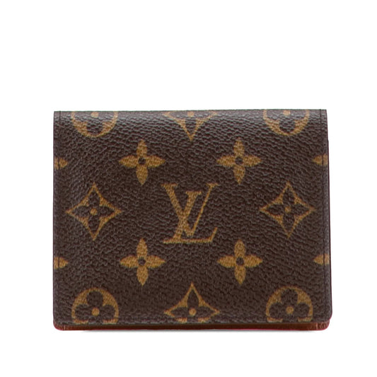 Brown Louis Vuitton Monogram Card Holder