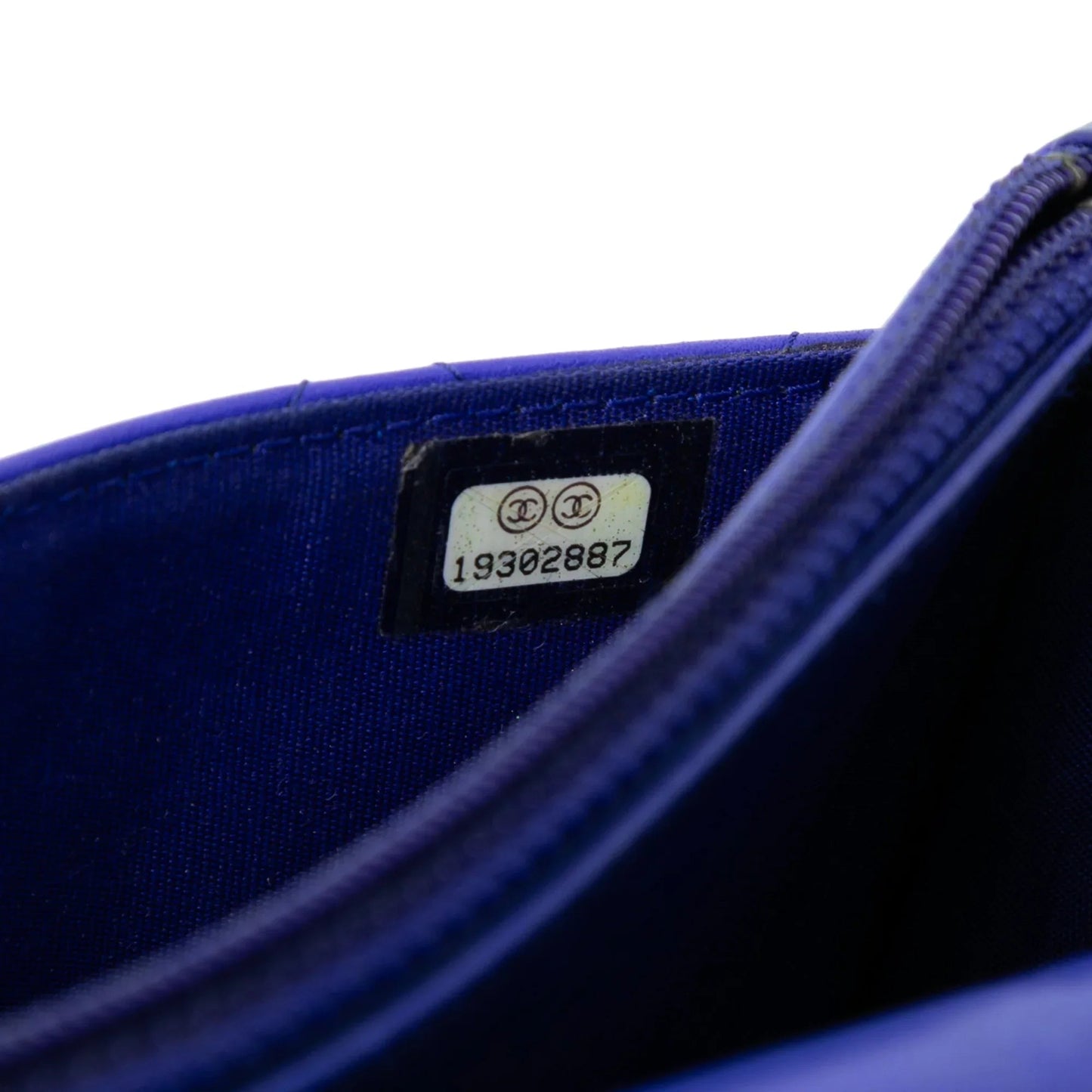 Blue Chanel CC Quilted Calfskin Fancy Wallet On Chain Crossbody Bag