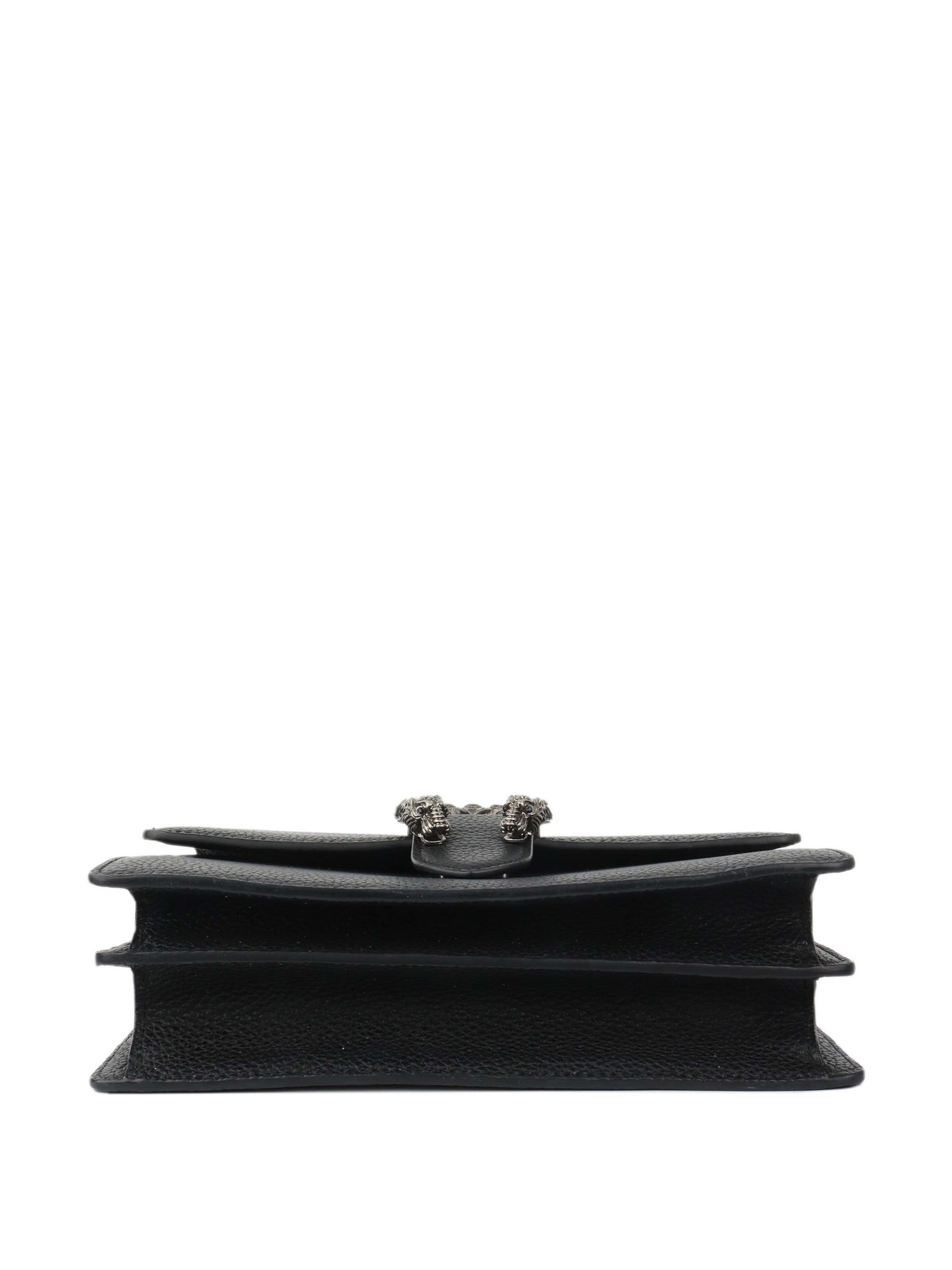 Gucci Black Dionysus bag with bamboo handle.