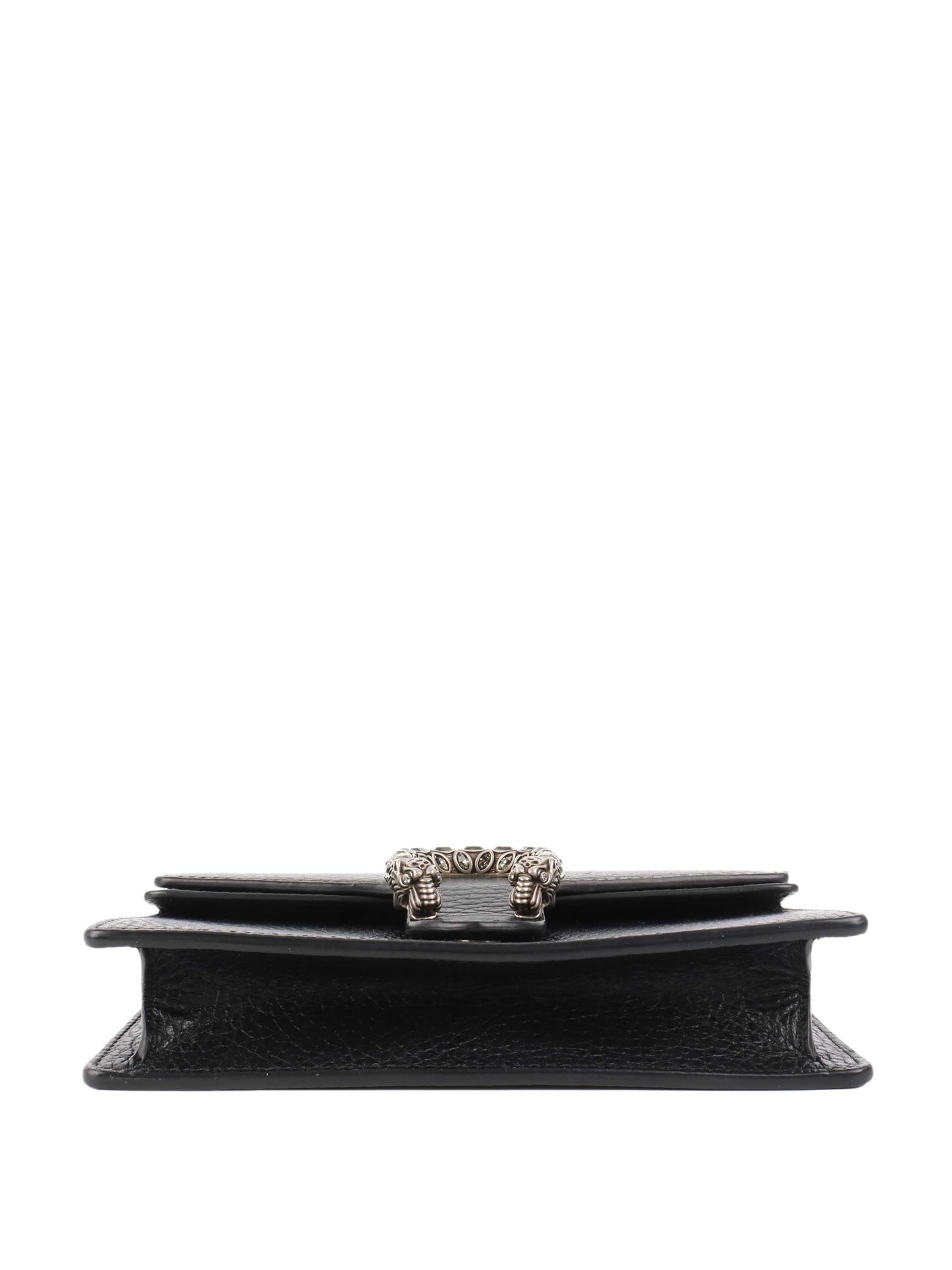 Gucci Black Super Mini Dionysus Bag.