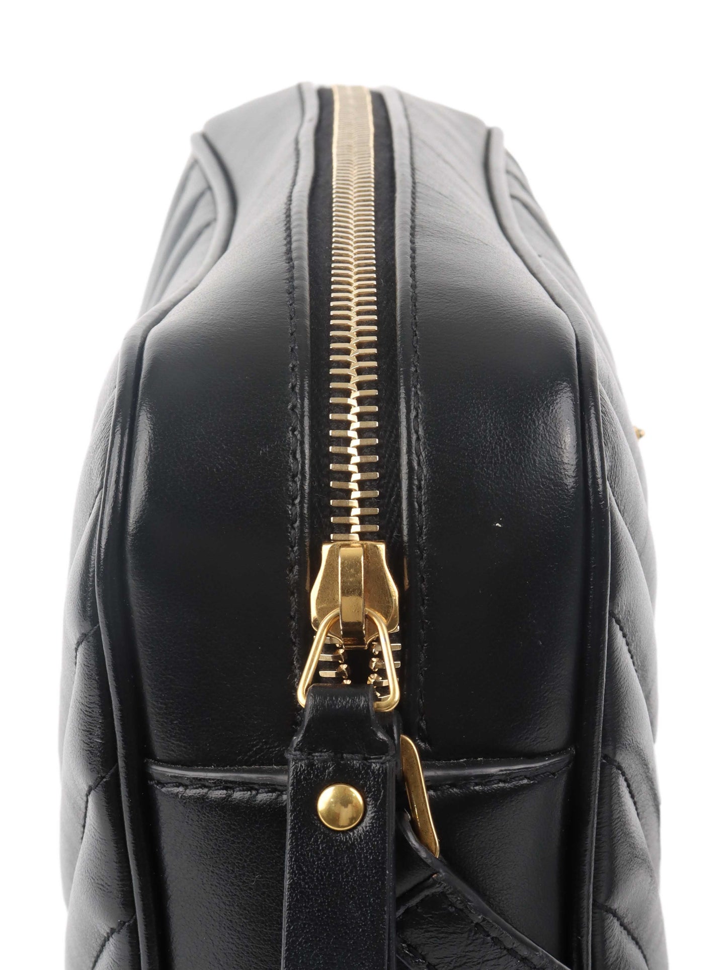 Saint Laurent Black Lou Camera Bag.