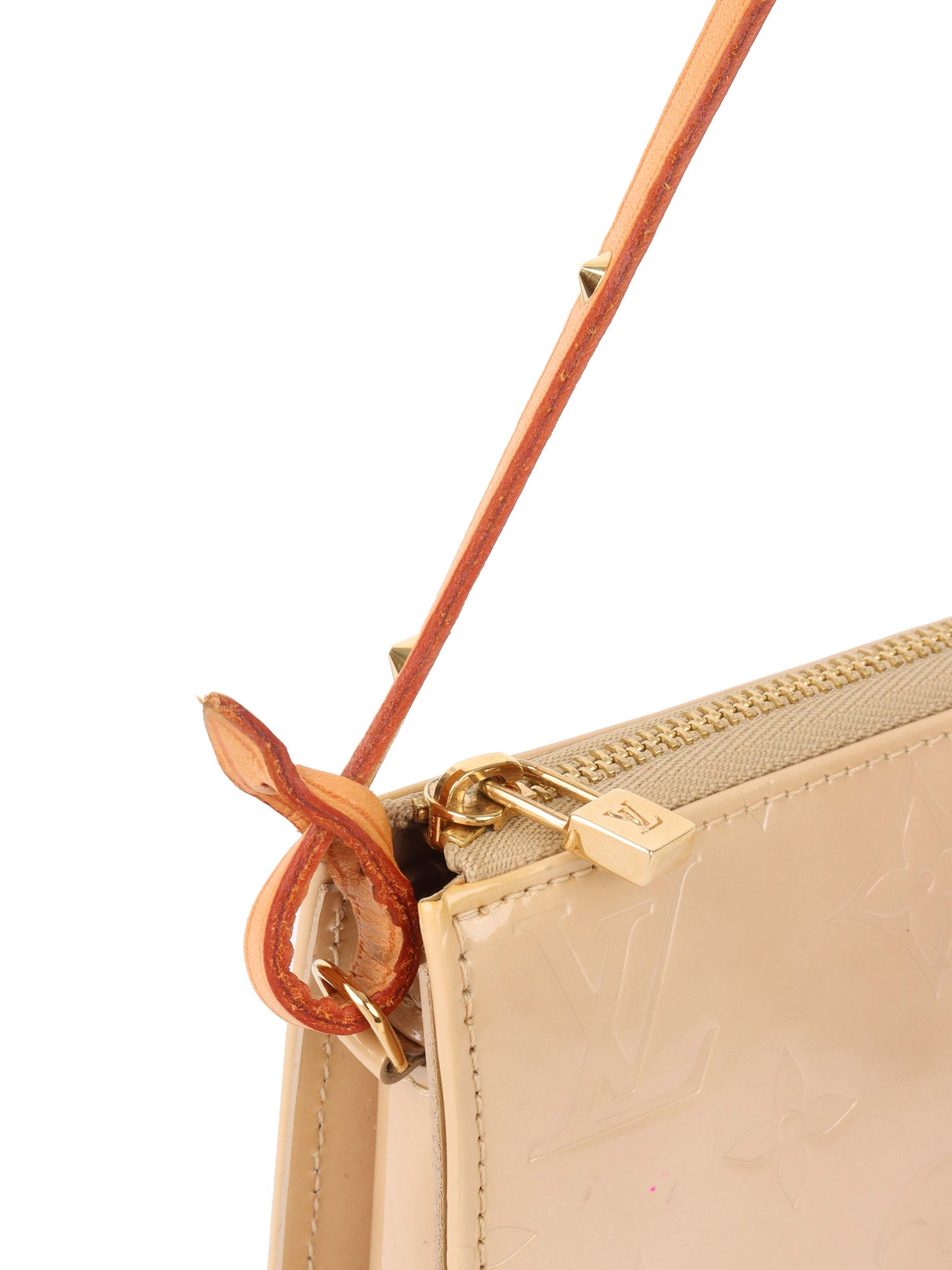 Louis Vuitton Beige Monogram Vernis Lexington Pochette.