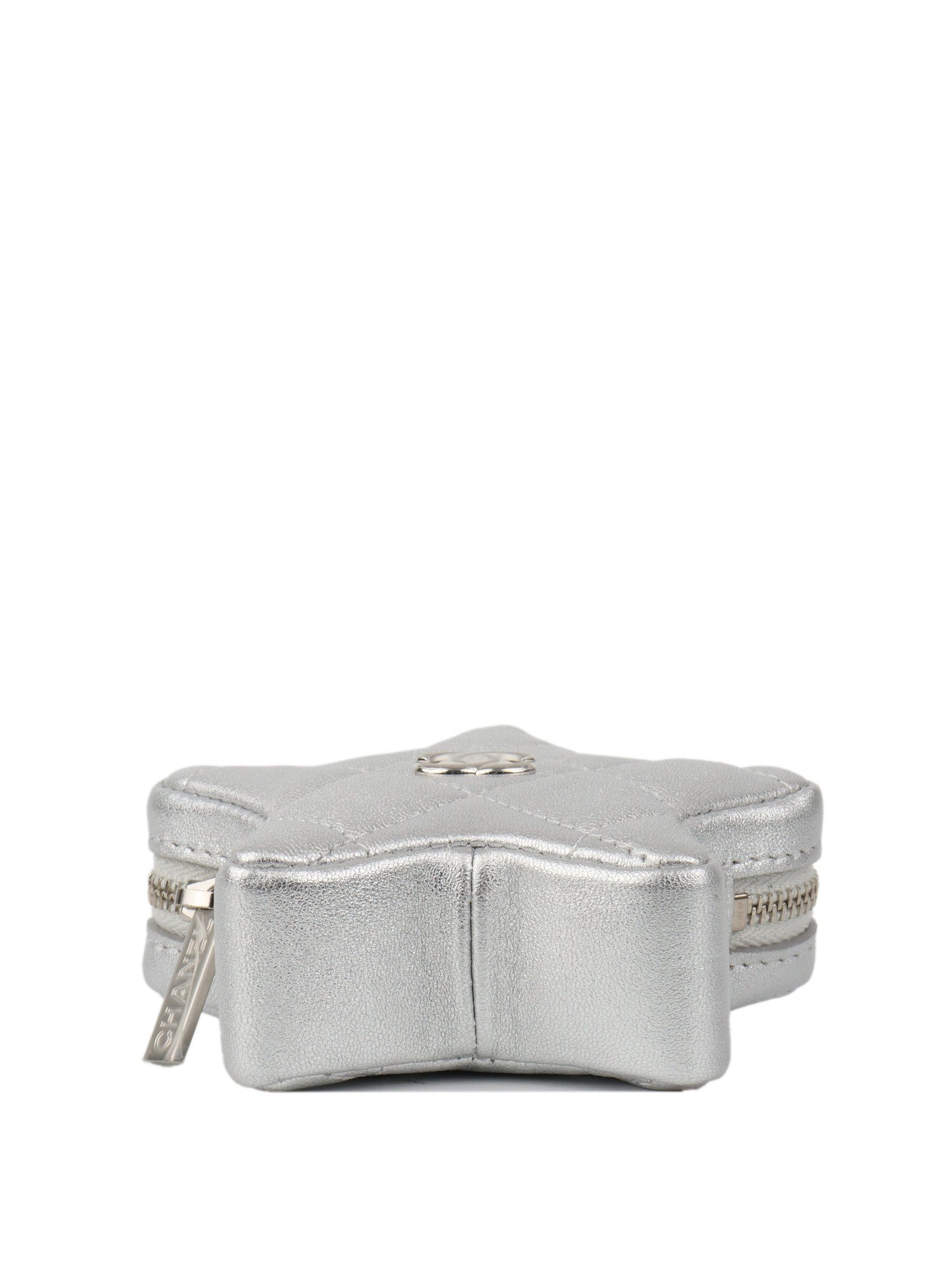 Chanel Silver Star Pouch.