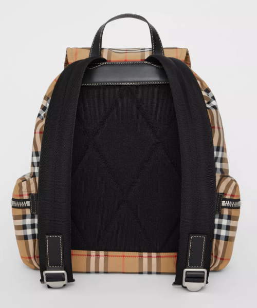 Burberry The Medium Rucksack in   Check Nylon
