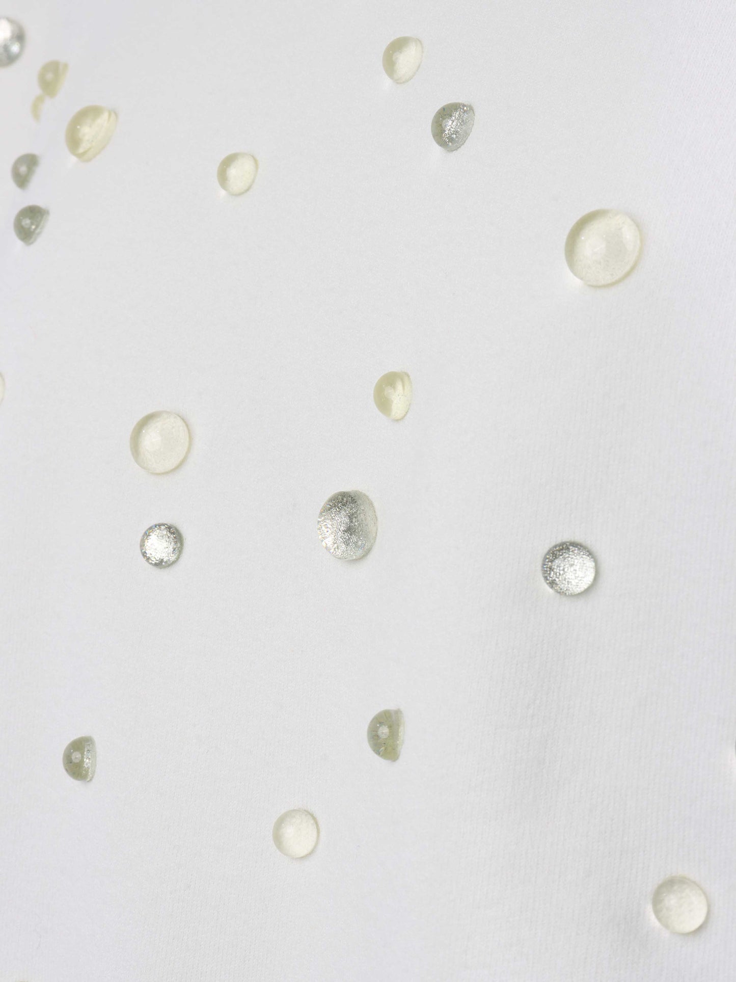 Chanel White Bubble Short Sleeve Top.
