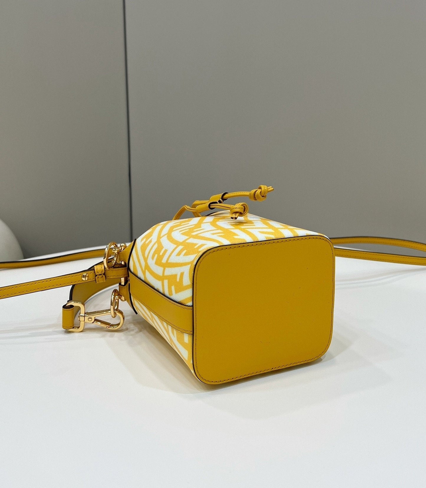 Top QualityTop Quality Mon Tresor Bag Yellow For Women, Women’s Handbags, Shoulder And Crossbody Bags 7.1in/18cm FF 8BS010