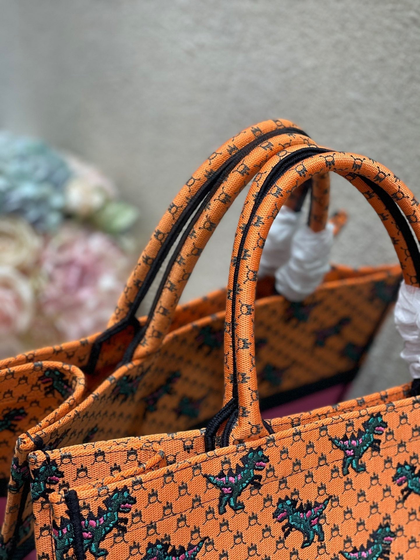 Top Quality Large Book Tote Orange Multicolor, For Women, Womens Handbags 16.5in/42cm CD
