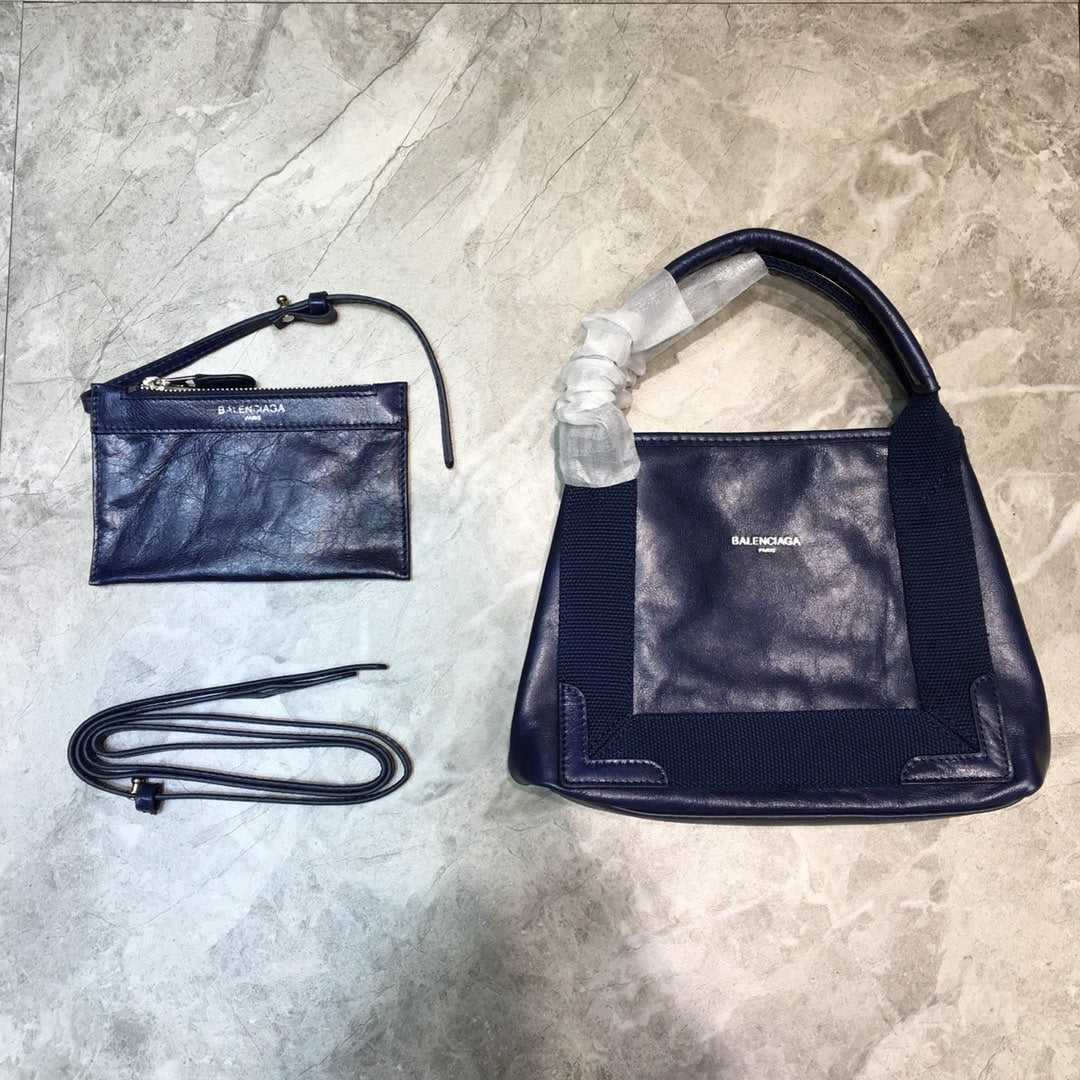 Top Quality Navy XS Tote Bag In Blue, For Women,  Bags 12.6in/32cm
