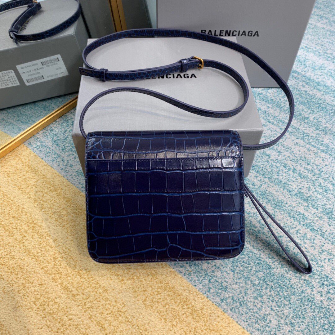 Top Quality Bolso Bandolera B In Dark Blue , For Women,  Bags 7in/18cm