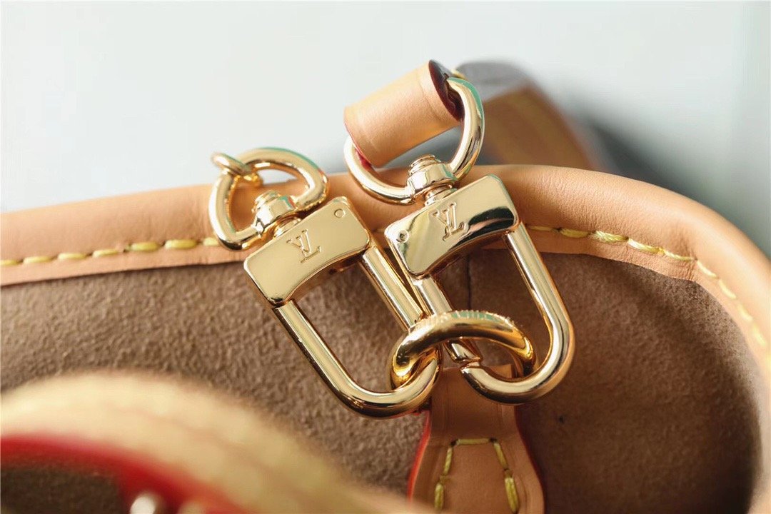 Top Quality Nano Bucket Bag Monogram Canvas Brown For Women Brown 6.7in/17cm Top Quality 