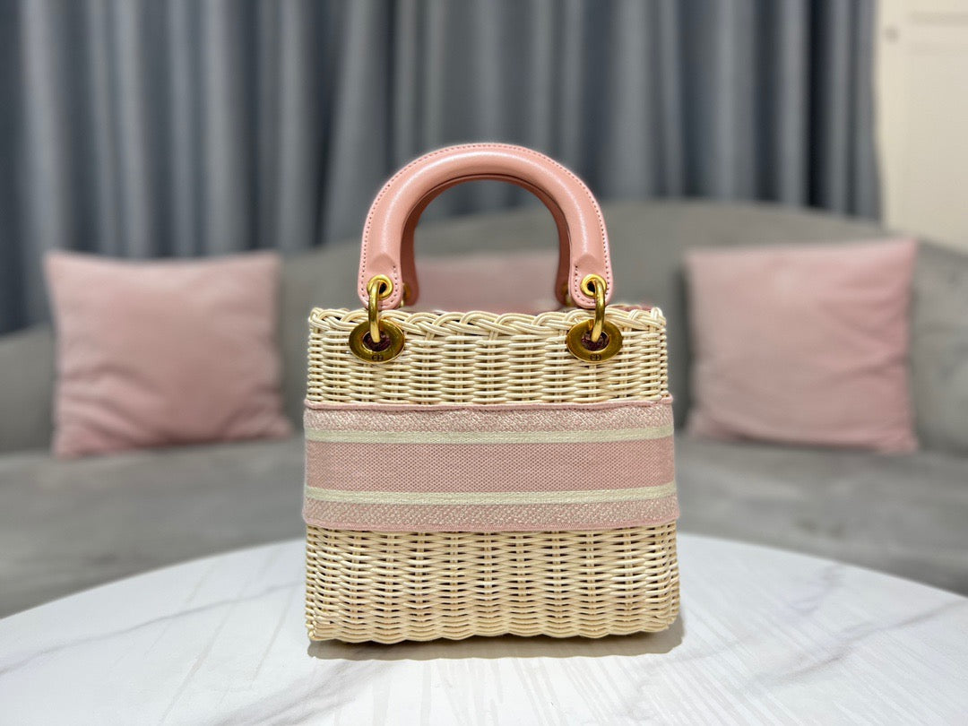 Top Quality Mini Lady Bag Pink, For Women, Womens Handbags 17cm/6.5in CD