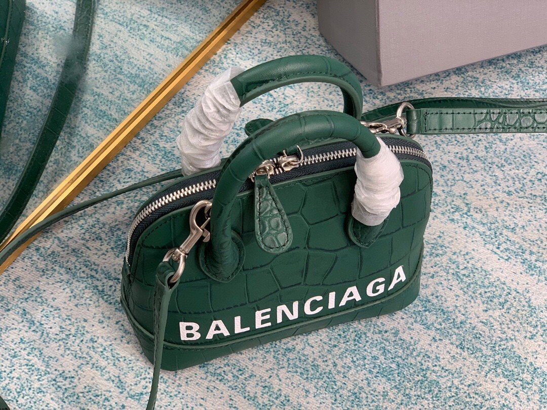 Top Quality Ville Mini Handbag In Dark Green, For Women,  Bags 4.7in/12cm