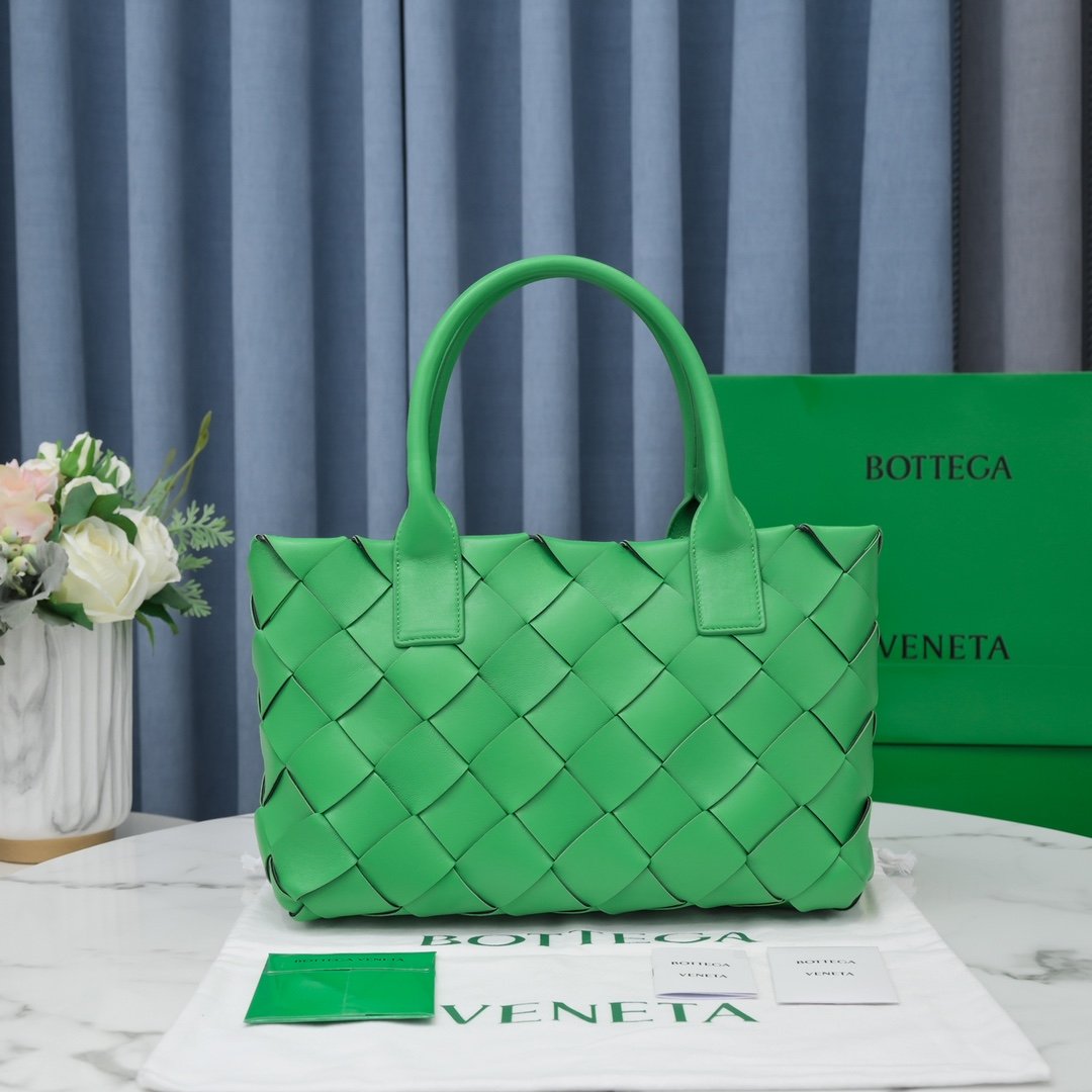 Top Quality Braided Maxi Cava Tote Bag Green, For Women, Bags 13.8in/35cm