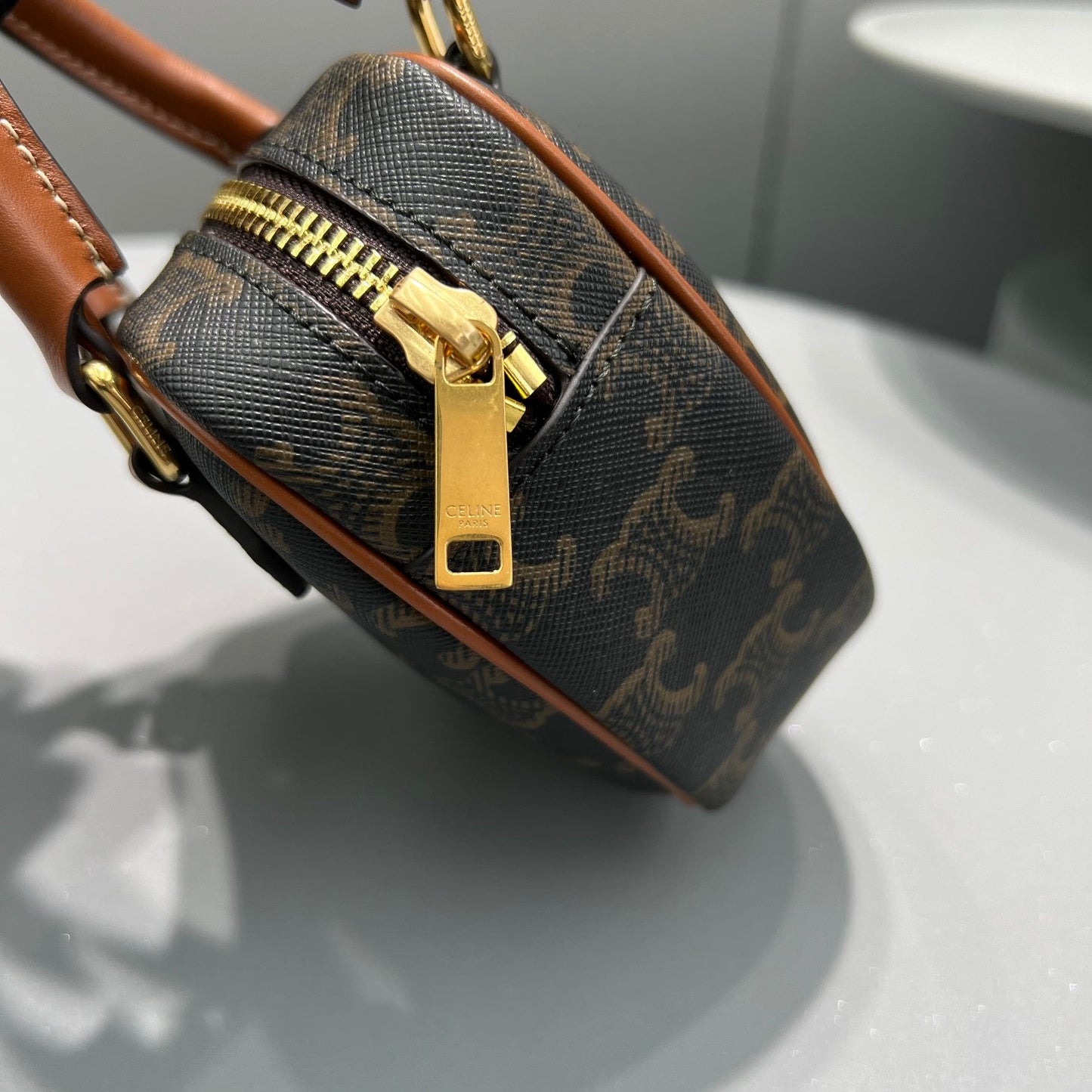 Top Quality MeTop Qualityum Top Quality Heart In Triomphe Canvas Brown For Women 6in/14.5cm 198222BZJ.04LU