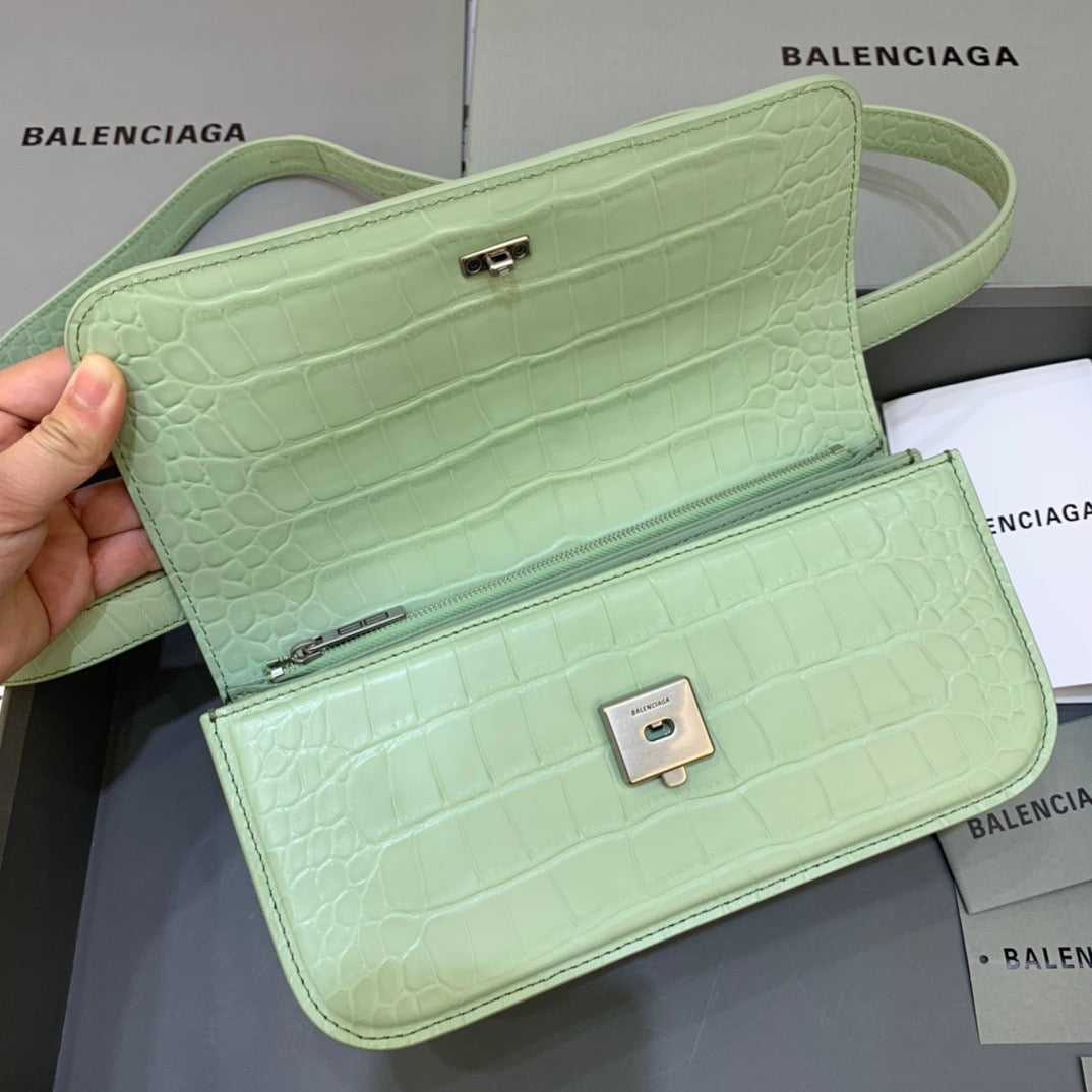 Top Quality Gossip Small Shoulder Bag Light Green, For Women,  Bags 9.1in/23cm