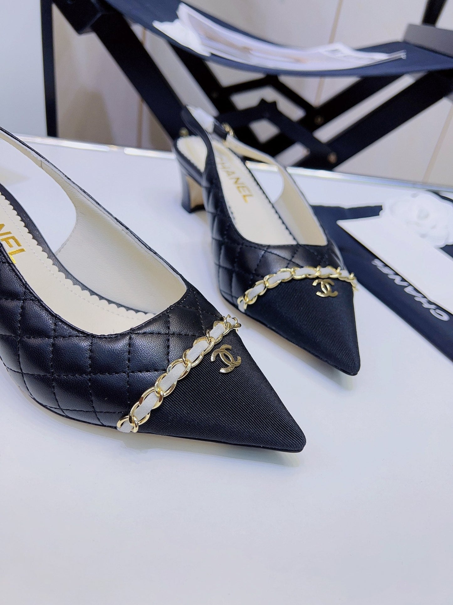 New 1:1 rep CHL High Heel Shoes 019