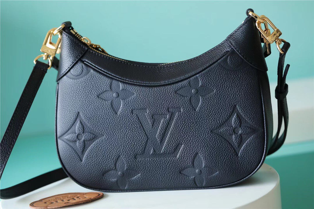 Top Quality Bagatelle Monogram Empreinte Black For Women,  Shoulder And Crossbody Bags 22cm/8.7in Top Quality M46002