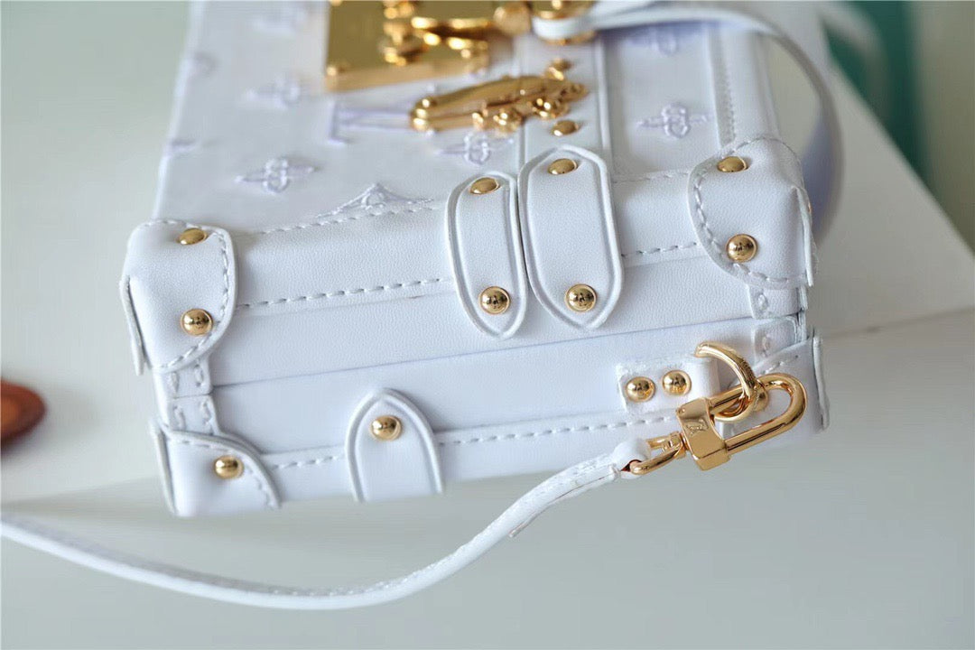 Top Quality Petite Malle Monogram White For Women,  Shoulder And Crossbody Bags 7.9in/20cm Top Quality M20847