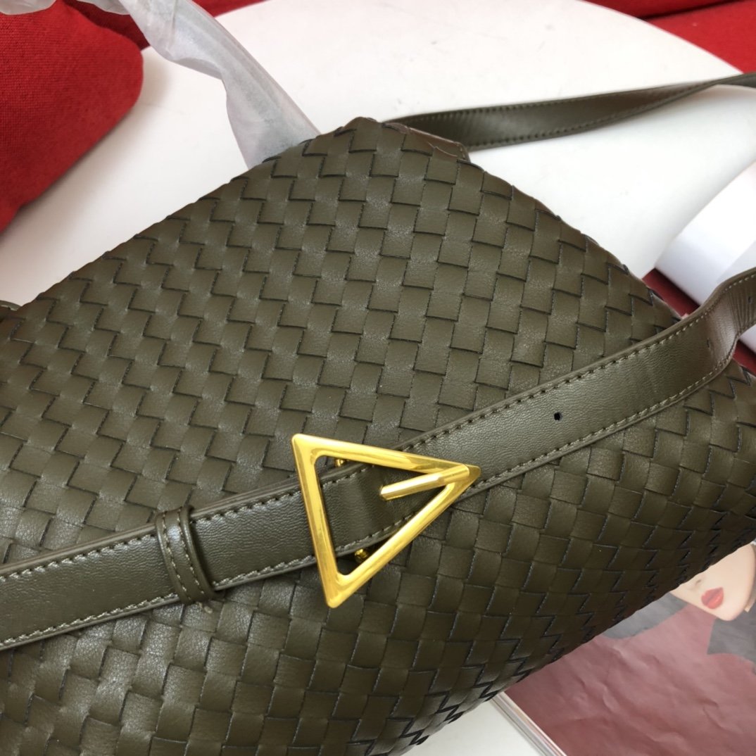 Top Quality Handle Dark Green, For Women, Women’s Bags 13.4in/34cm
