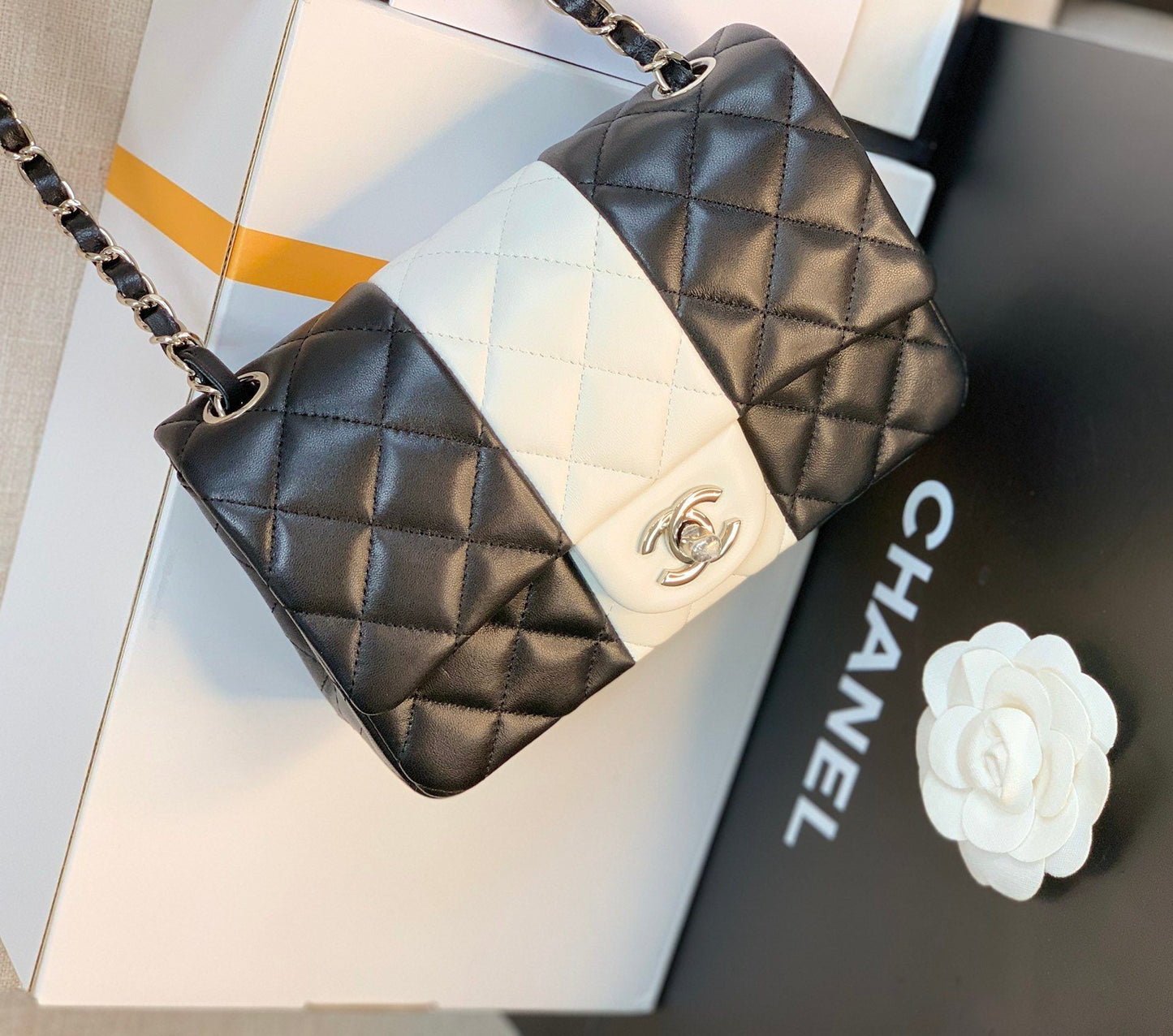 CHLMini Top Qualityap Bag Black For Women 7.8in/20cm