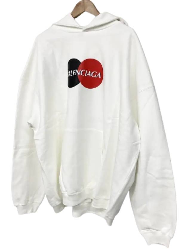 Luxury Balenciaga Trending 2025 Logo Print Over Fit Hoodie White