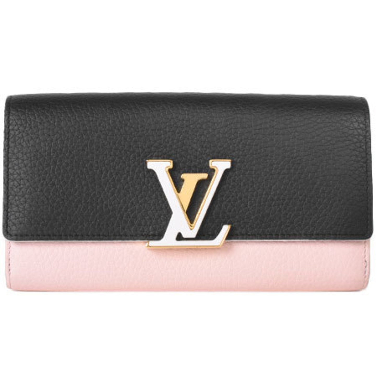 Louis Vuitton  Leather Long Wallet (Bi-Fold)
