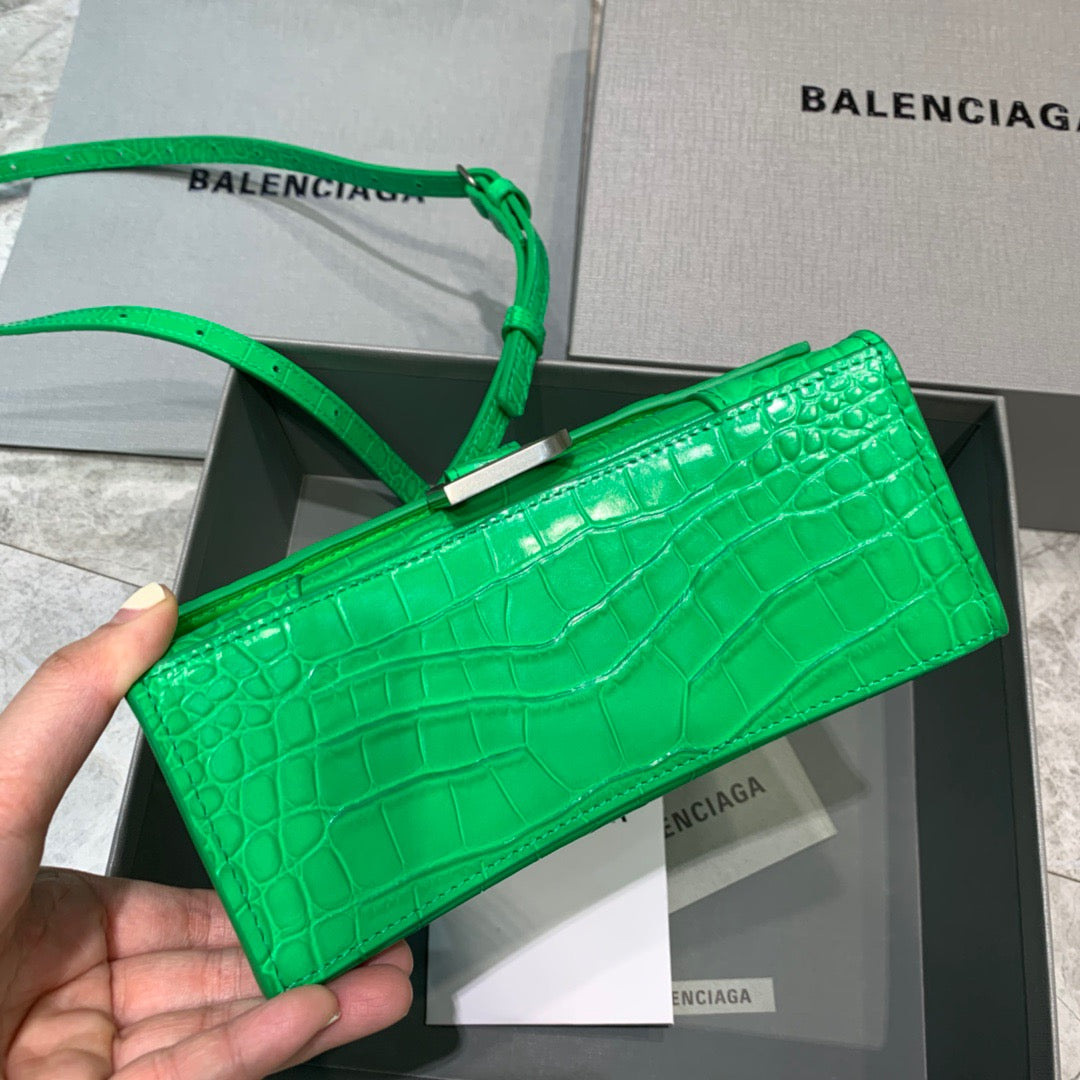 Top Quality Hourglass XS Handbag In Bright Green, For Women,  Bags 7.4in/19cm