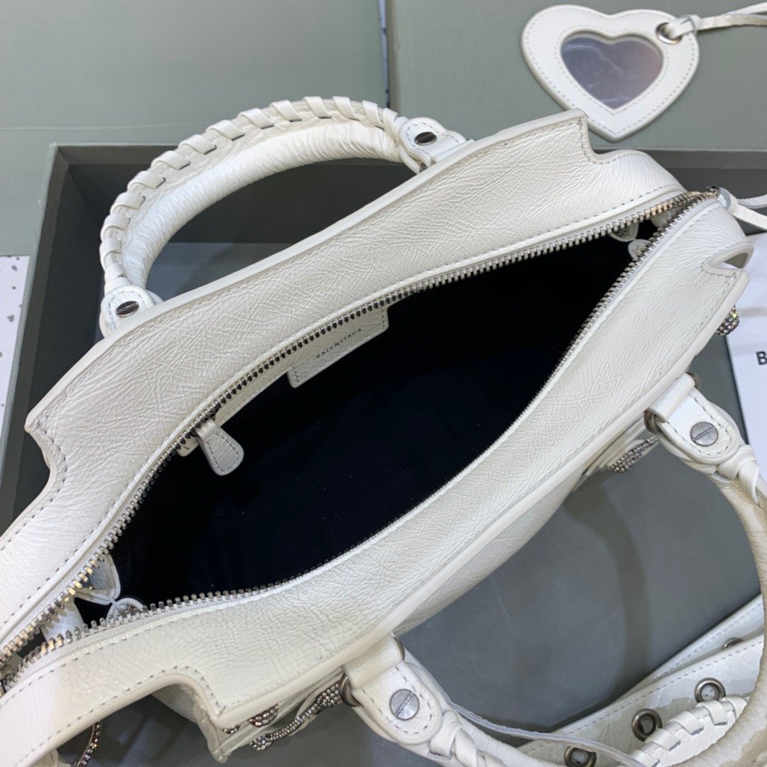 Top Quality Neo Cagole XS Handbag In White, For Women,  Bags 15.3in/39cm 700451210B09104