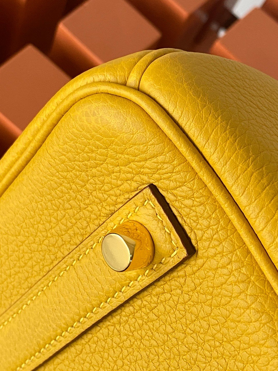 Top Quality Birkin Nata Swift Yellow For Women Gold Toned Hardware 10in/25cm