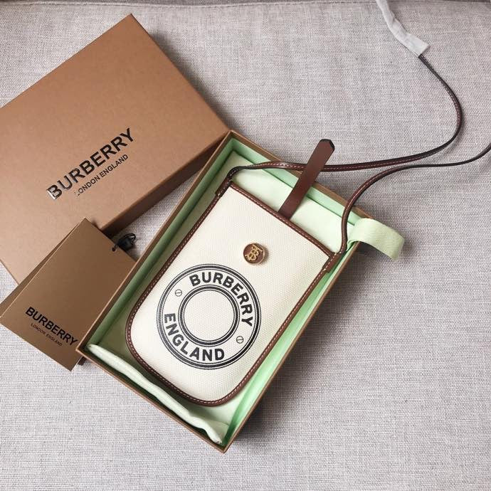 Top Quality Logo Graphic Canvas Anne Phone Case With Strap White For Women, Bags 7.1in/18cm