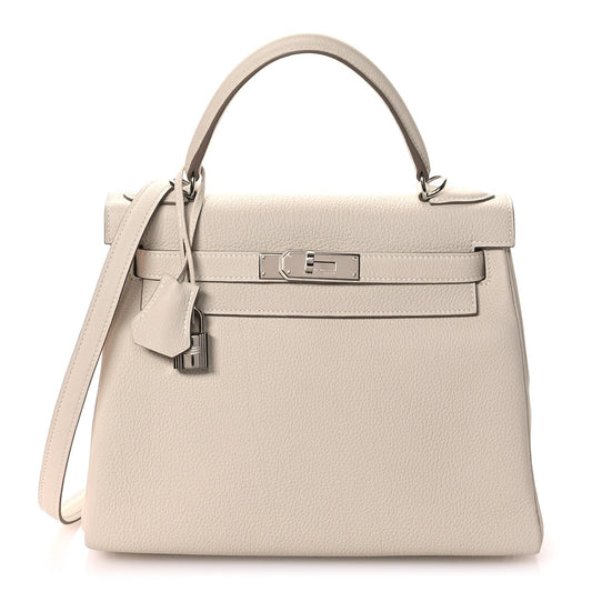 Hermes Togo Kelly Retourne 28 Craie