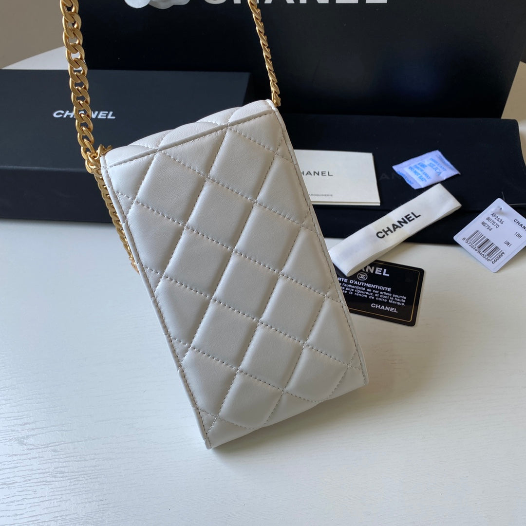 CHLPhone Holder White Bag For Women 15cm/6in