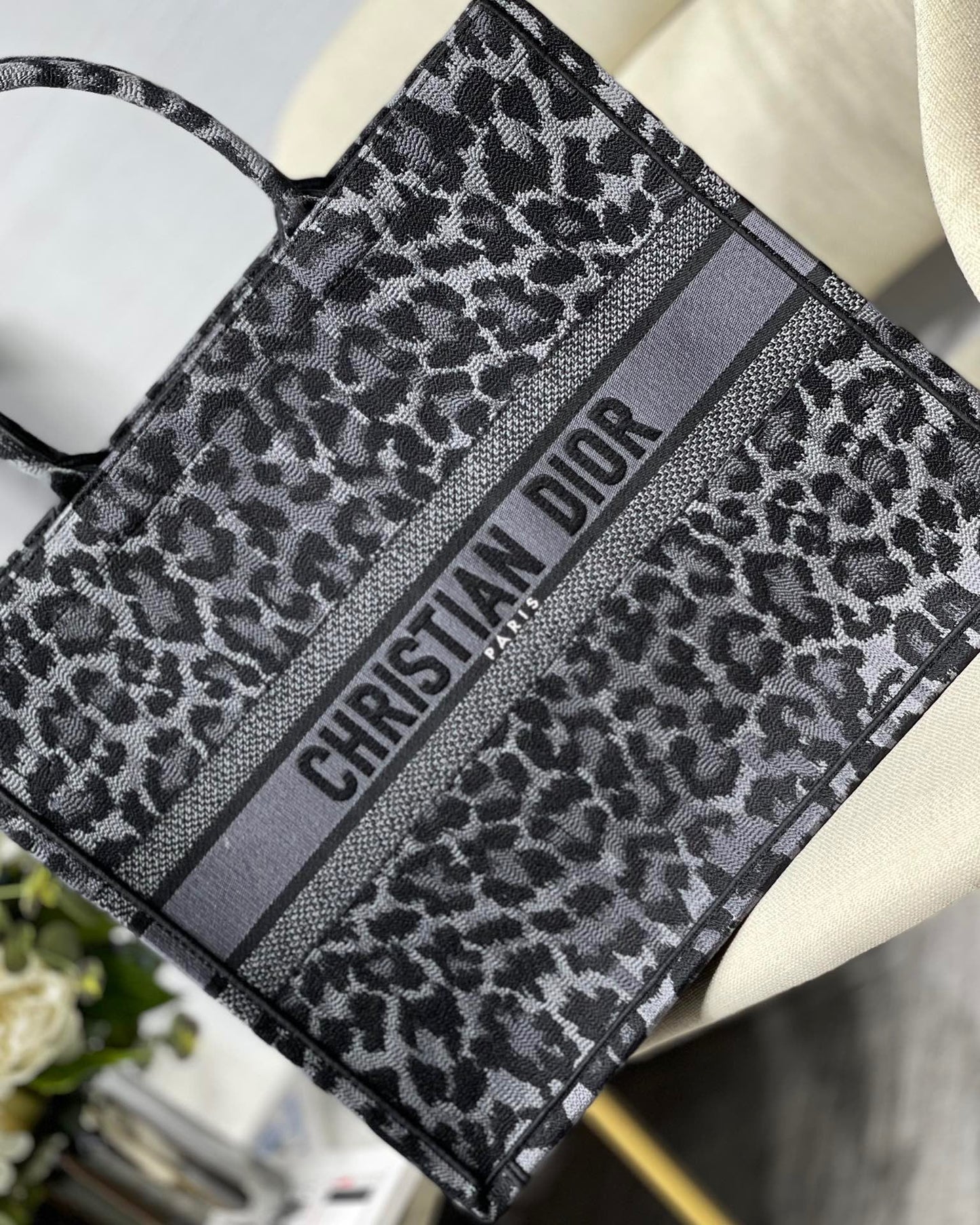 Top Quality Large Book Tote Gray Multicolor , For Women, Womens Handbags 16.5in/42cm CD M1286ZRTop Quality_M842