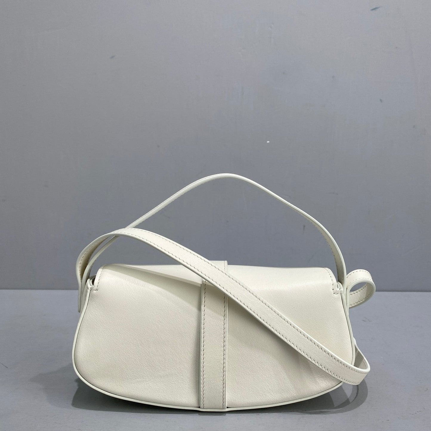 Top Quality Clutch On Strap White For Women 7in/18cm 10I593DQ1.01OP