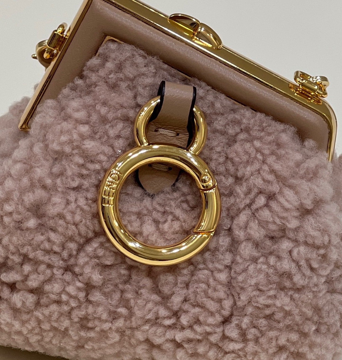 Top QualityTop Quality Top QualityTop Qualityrst Mini Pink Mink Bag For Woman 11.5cm/4in