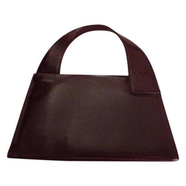 Gucci   Glossy Brown Leather Shoulder Bag