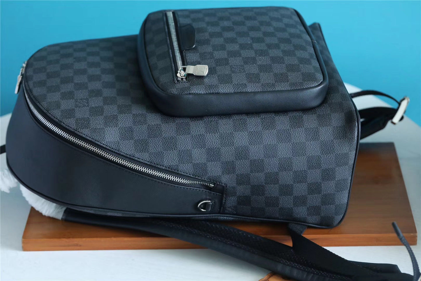 Top Quality Josh Backpack Damier Graphite Canvas For Men, Bags 40cm Top Quality N40365