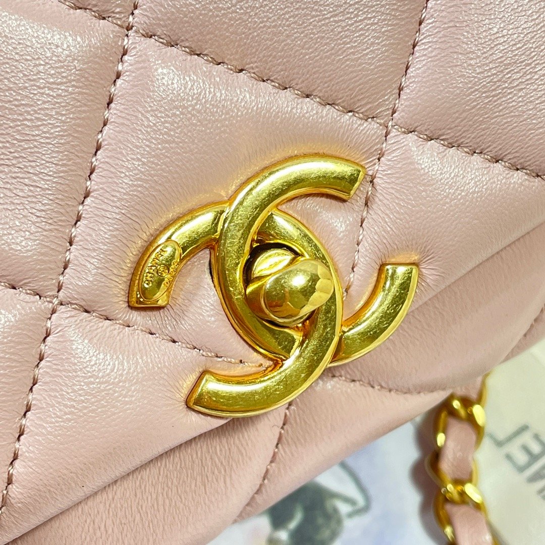 CHLMini Top Qualityap Bag Gold Hardware PiNike For Women Handbags, Shoulder Bags 6.7in/17cm AS3365