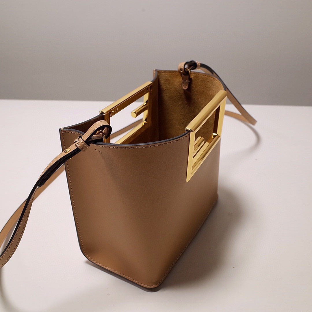 Top QualityTop Quality Way Beige Black Bag For Woman 17.5cm/7in