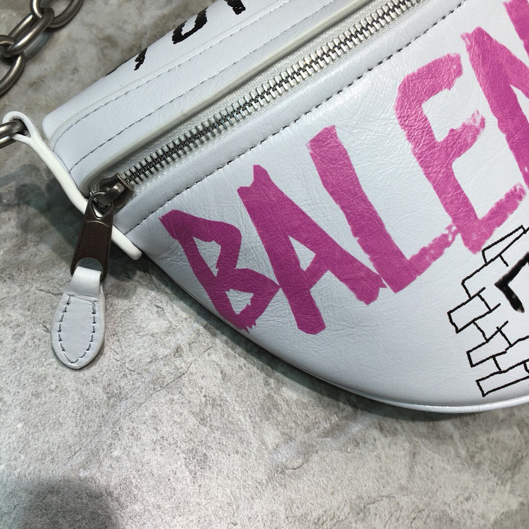Top Quality Souvenir XS Belt Bag In White, For Women,  Bags 9.5in/24cm